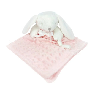 Doudou lapin attache tétine | Rose |  Kati Corner.