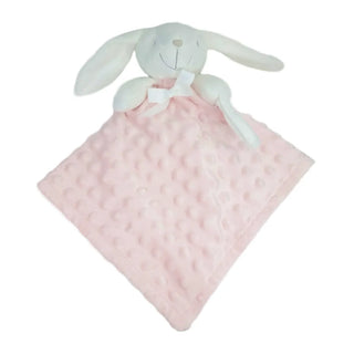 Doudou lapin attache tétine | Rose |  Kati Corner.