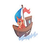 Motif bateau