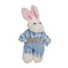 Motif lapin bleu