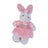 Motif lapin rose